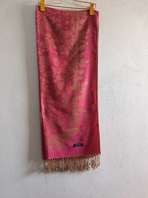 A012 Pashmina Shawl (Hot Pink)