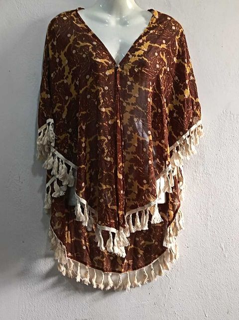 A005-Chiffon Batik Cardigan