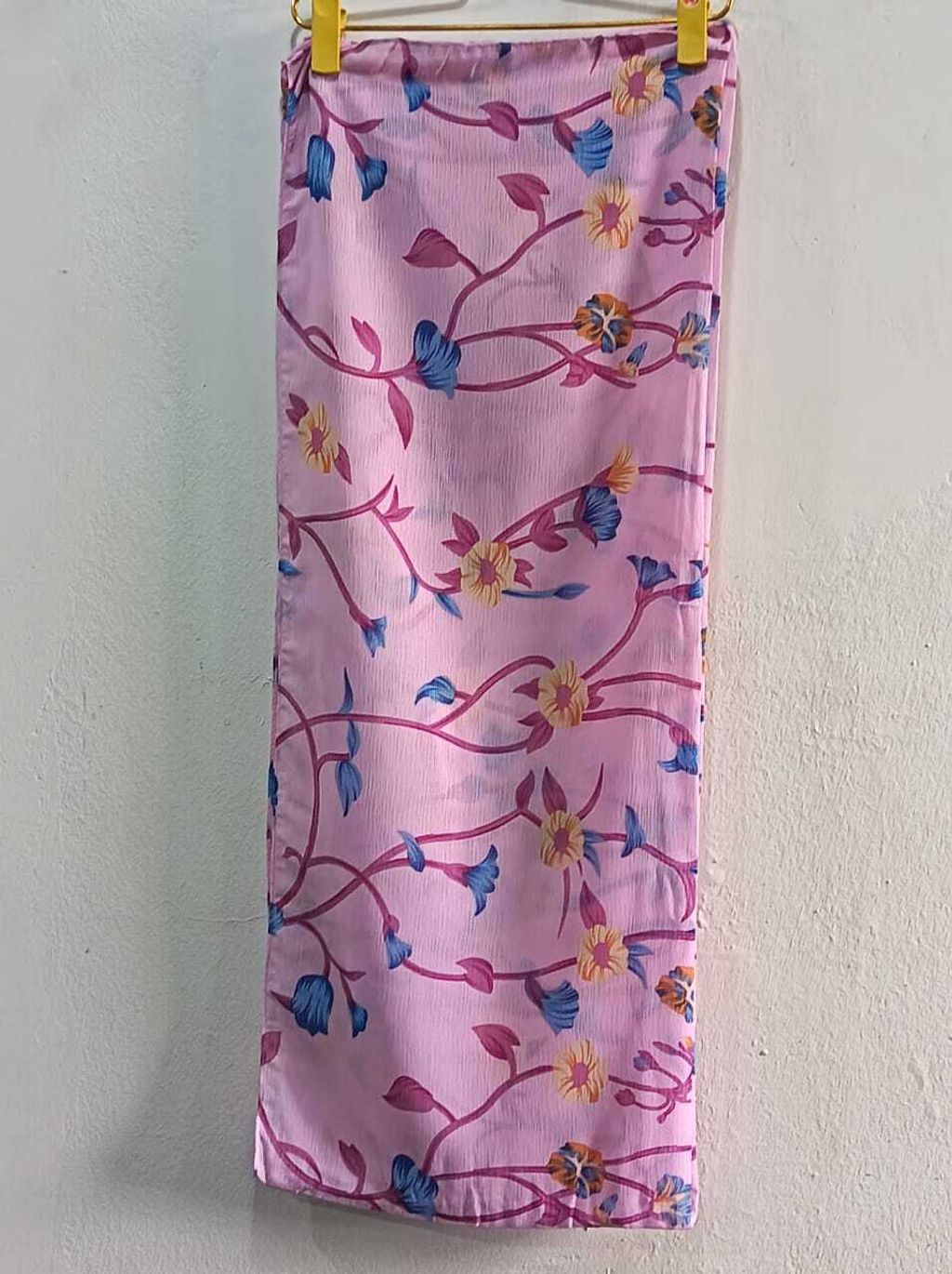 A013 Motif Corn Skin Shawl (Pink)