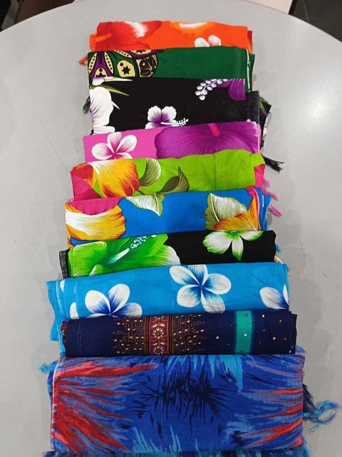 A007-2-Rayon Batik Blouse Mix Color