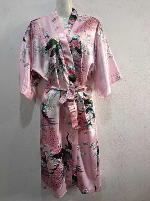 A009 Cardigan Silk (Soft Pink)