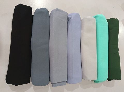 A013-2 Chiffon Shawl (Mix Colors)