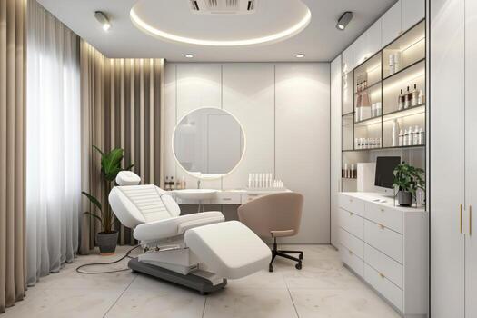 Beauty room setup