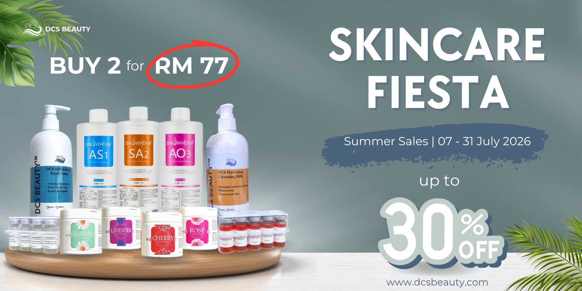 Skincare Fiesta Banner