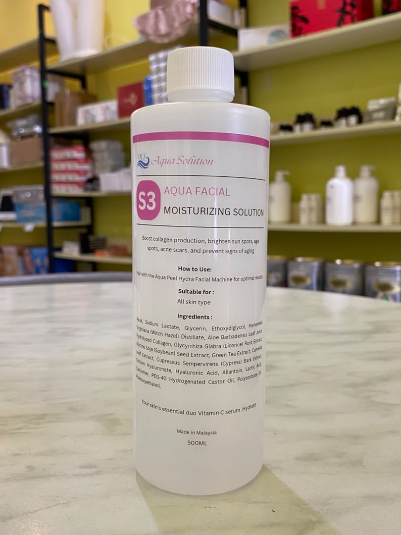 S3 Aqua Facial Moisturising Solution