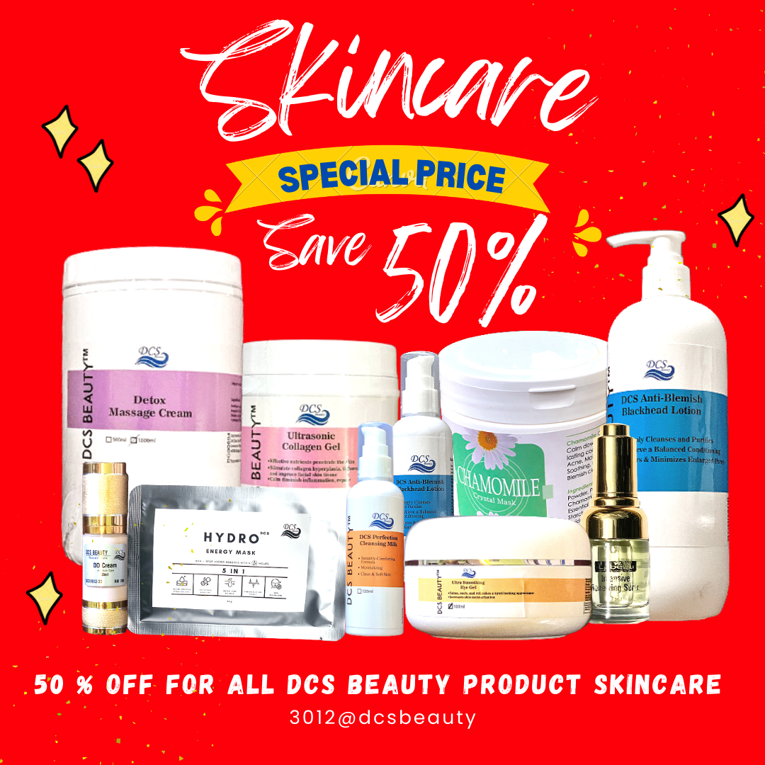 50 % off skincare