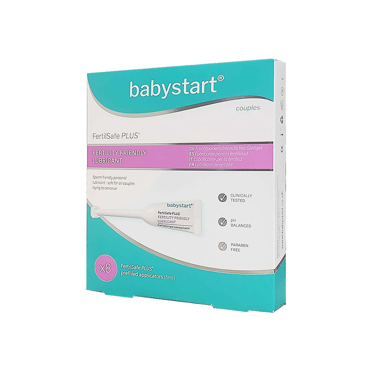 開箱英國領導品牌【英國Babystart】備孕潤滑劑 5ml*8支  