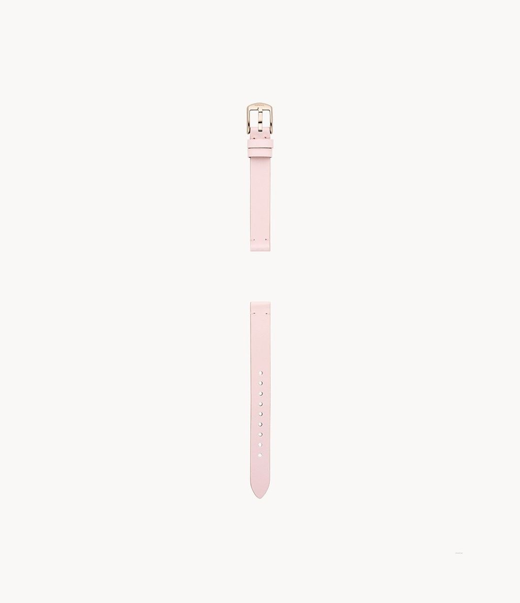 Fossil 12mm Pastel Pink Leather Strap S121008