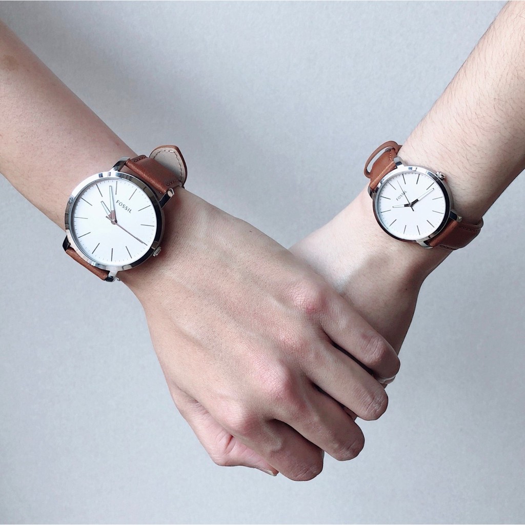 Luther Three-Hand Luggage Leather Watch 