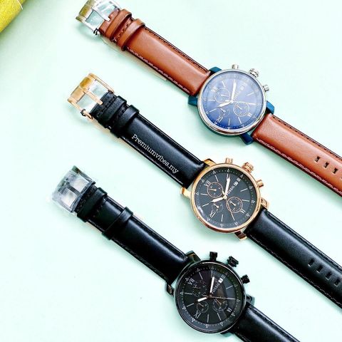 Fossil Malaysia Men's Leather Watch