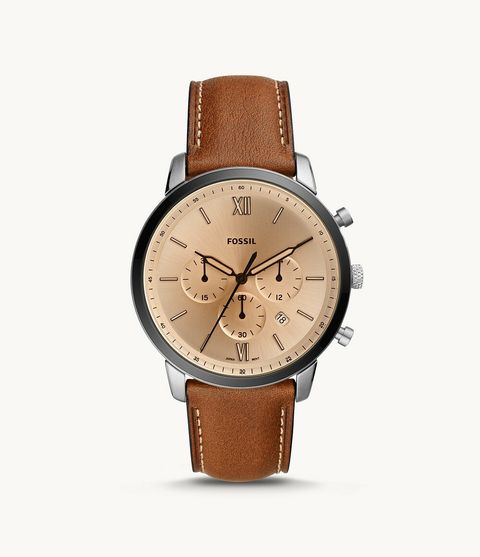 Fossil FS5627 Neutra Chronograph Brown Leather Watch