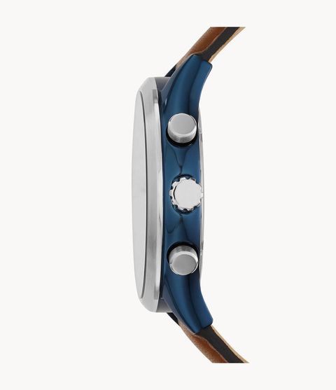 Fossil Original Malaysia BQ2402 Fenmore Midsize Multifunction Luggage Leather Watch