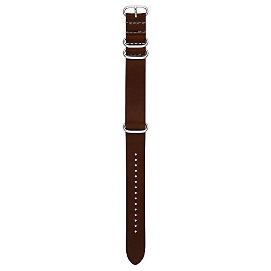 Fossil 22mm Leather Calfskin Brown Watch Strap S221251