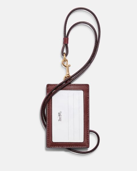 Id Lanyard In Signature Canvas With Wildflower Print c8735