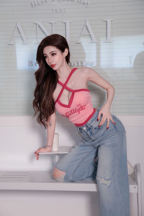 F17-1訂製撞色logo粉