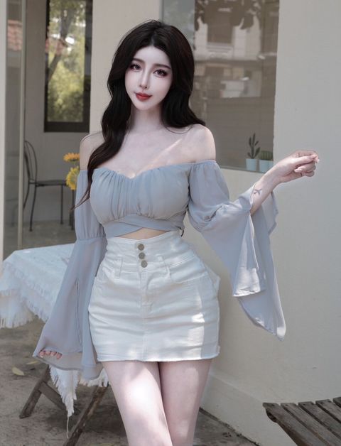 F4-1 訂製款 哥德少女 灰藍
