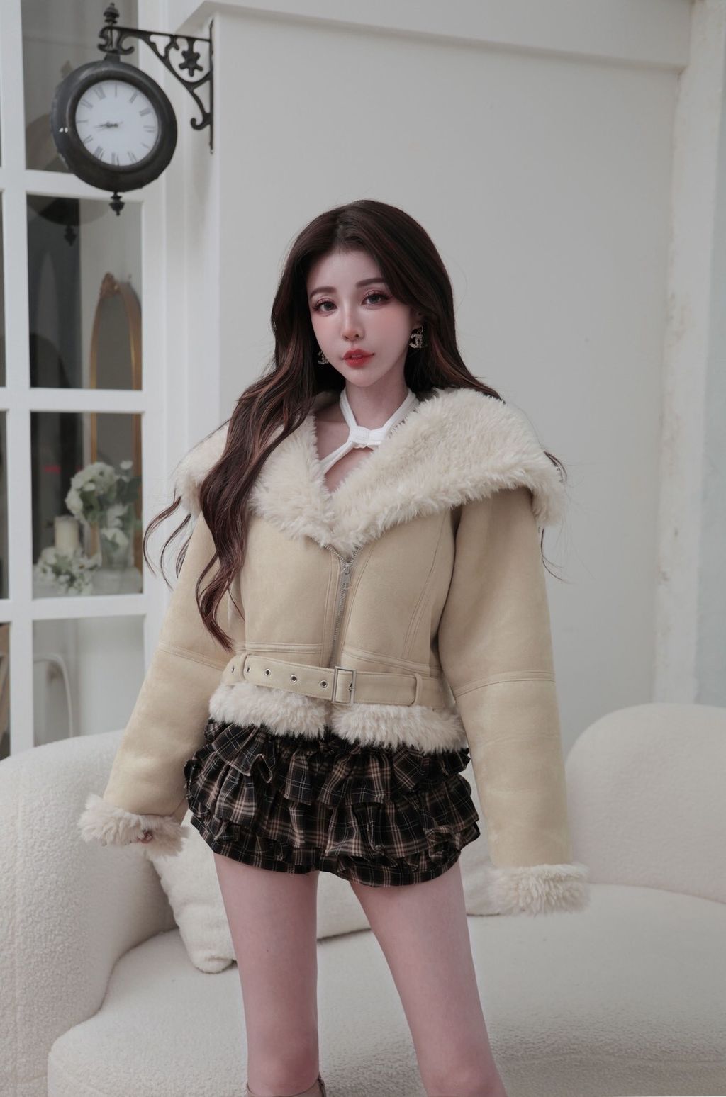 F28-2內毛絨麂皮外米