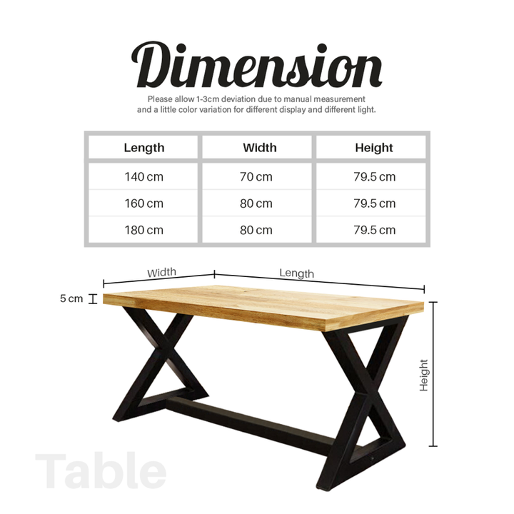 Table 50mm
