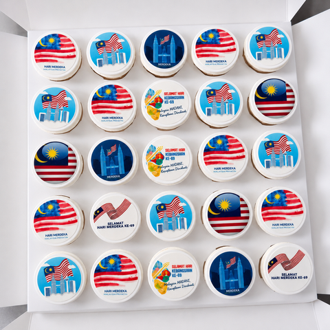 69 Merdeka Cupcakes