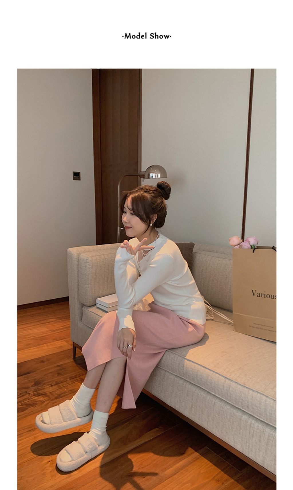 【纯欲天花板】设计感不规则小心机毛针织衫女装冬长袖上衣Y8367 (21)