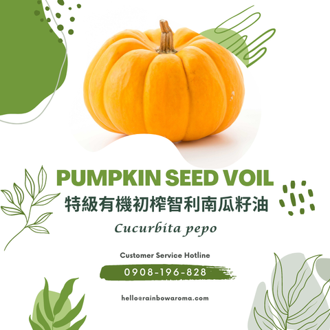 6037，Pumpkin Seed Virgin Oil, Extra，特級有機初榨智利南瓜籽油