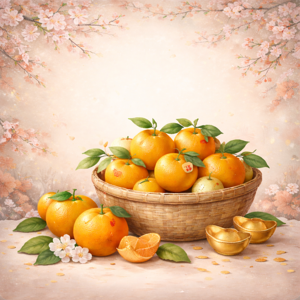 大橘大利迎財神