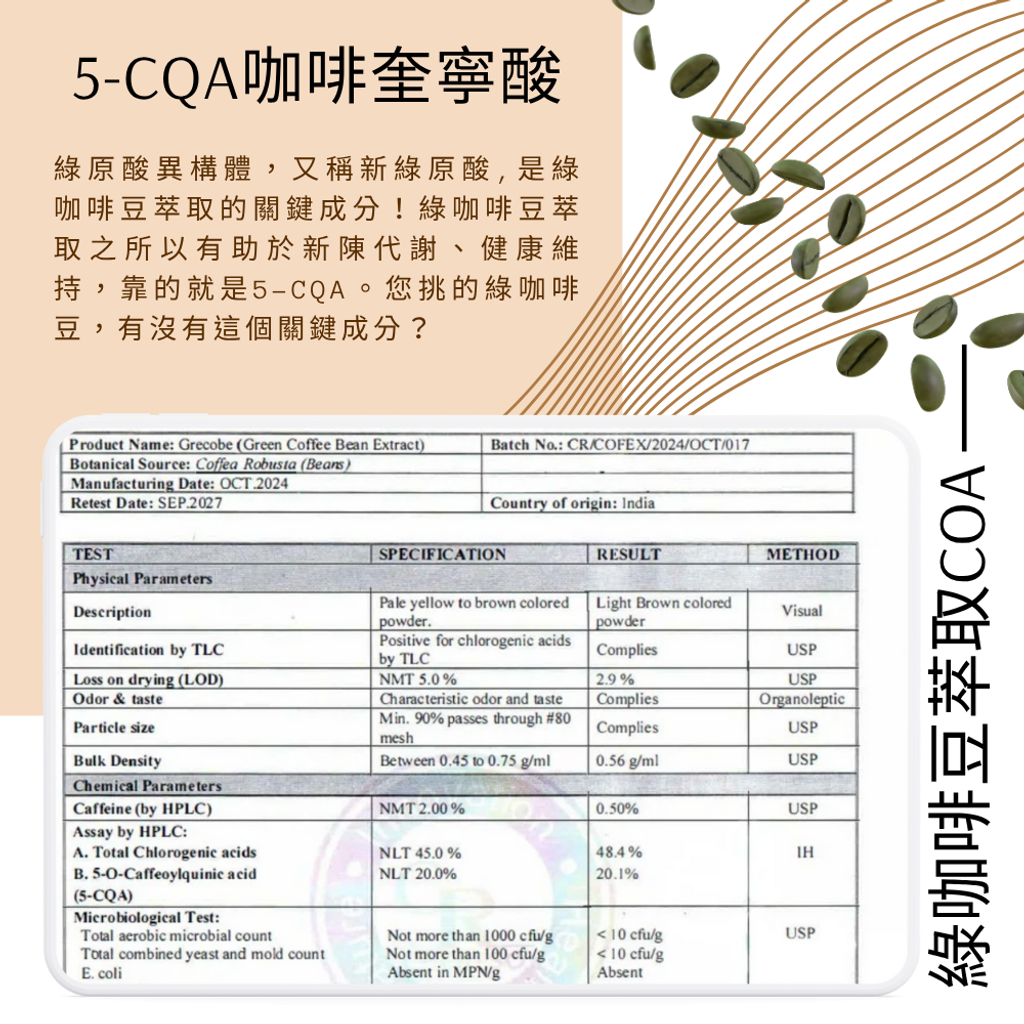 Grecobe® 綠咖啡豆萃取物 (1)