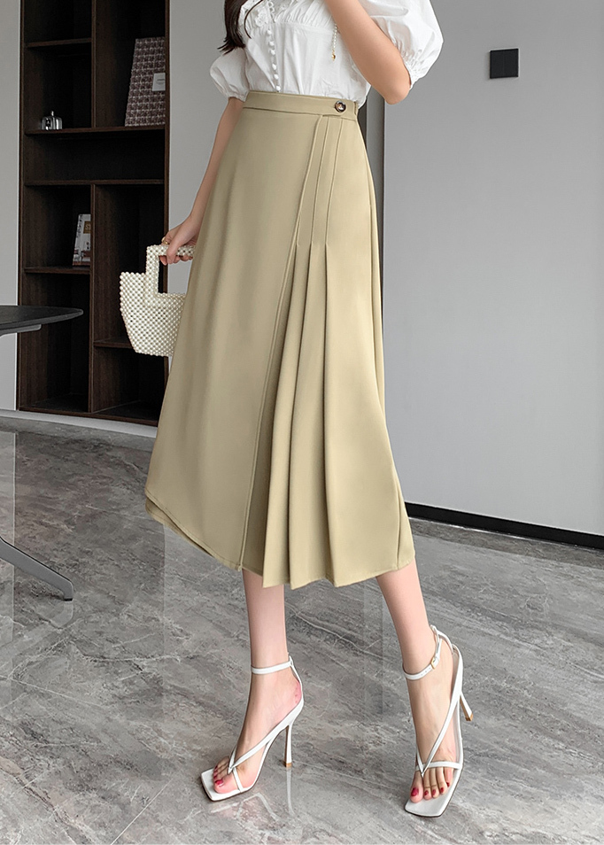SIDE PLEATED SKIRT TFT12477 – The Fashion Trends SIDE PLEATED SKIRT TFT12477 – The Fashion Trends