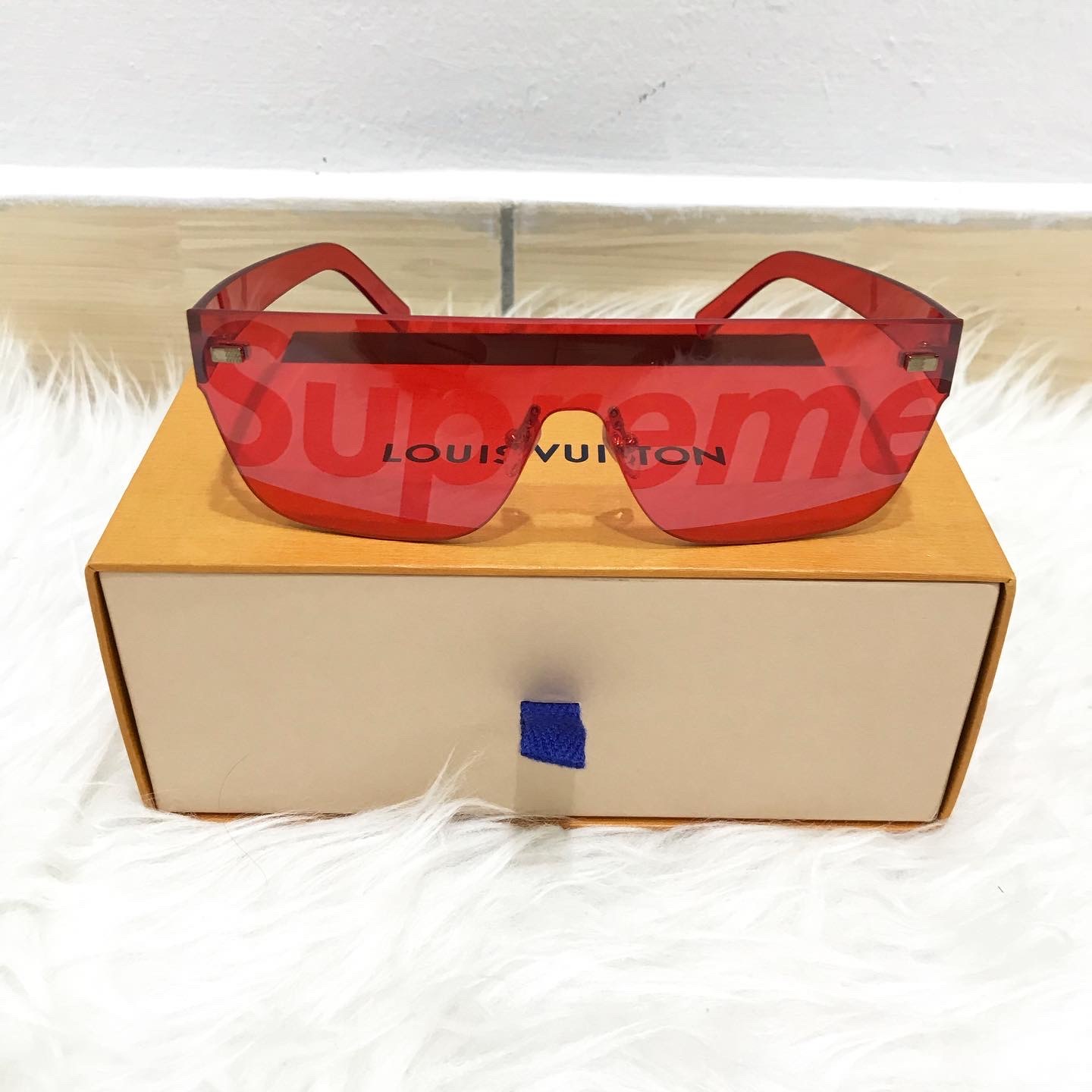 Louis Vuitton X Supreme City Mask SP Sunglasses Available For