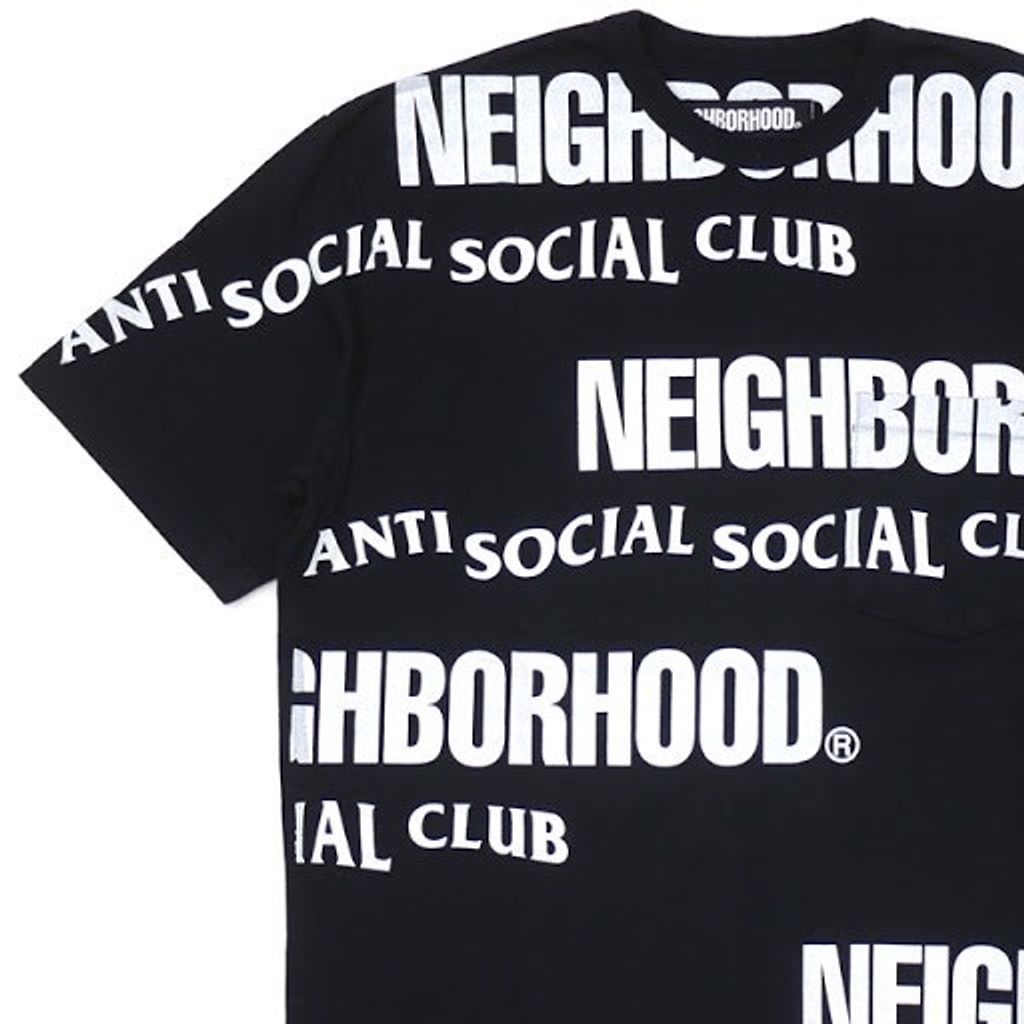 Anti Social Social Club x Neighborhood -In Tears Tee- 白色限定聯名款日本製