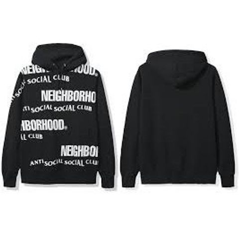 Anti Social Social Club x Neighborhood -Japan Multi Hoodie 黑色