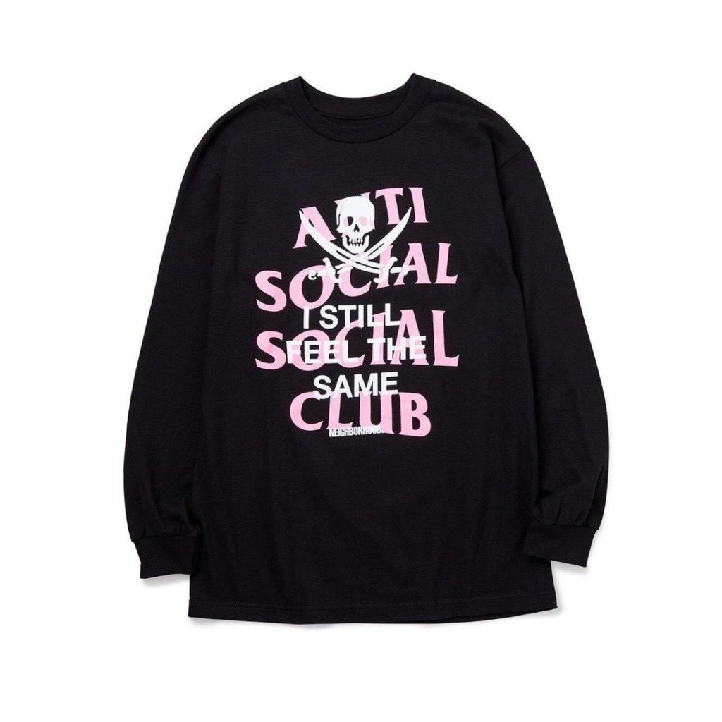 Anti Social Social Club x Neighborhood -Black Jack L/S Tee 黑色