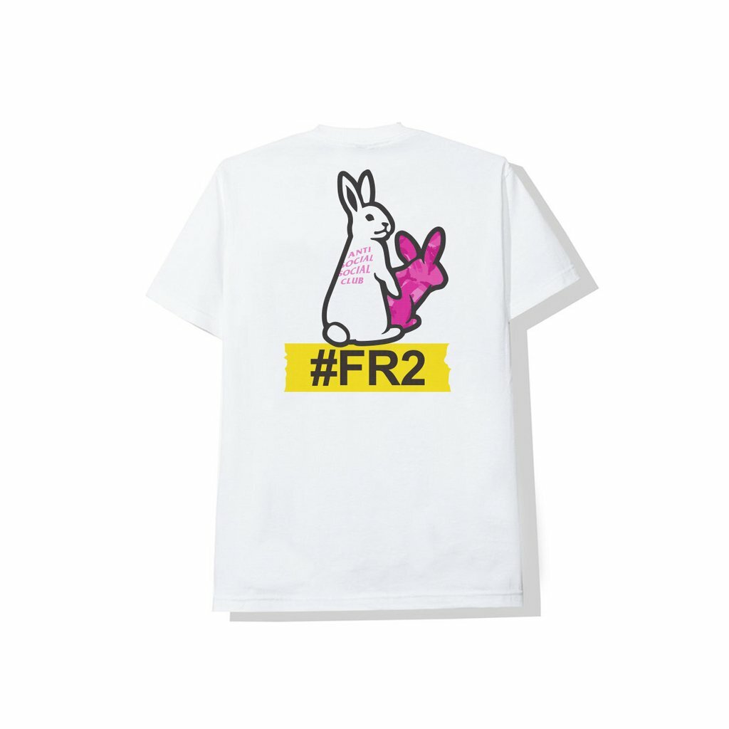 Anti Social Social Club X #FR2-Serrated White Tee 白色限定聯名款