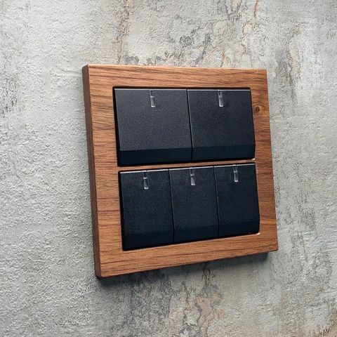 Flat-glatima-胡桃木-5開-wtgf5252b+wtgf5352bx2