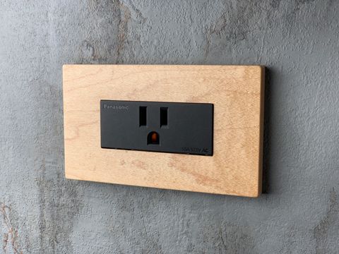 Flat-glatima-楓木-5.5mm2單插座-wtgf1101mb