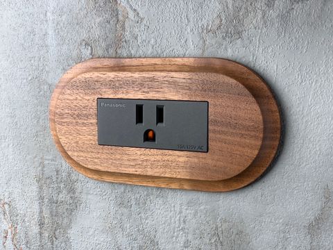 Arch-glatima-胡桃木-5.5mm2單插座-wtgf1101mb