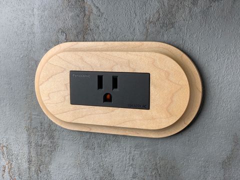 Arch-glatima-楓木-5.5mm2單插座-wtgf1101mb