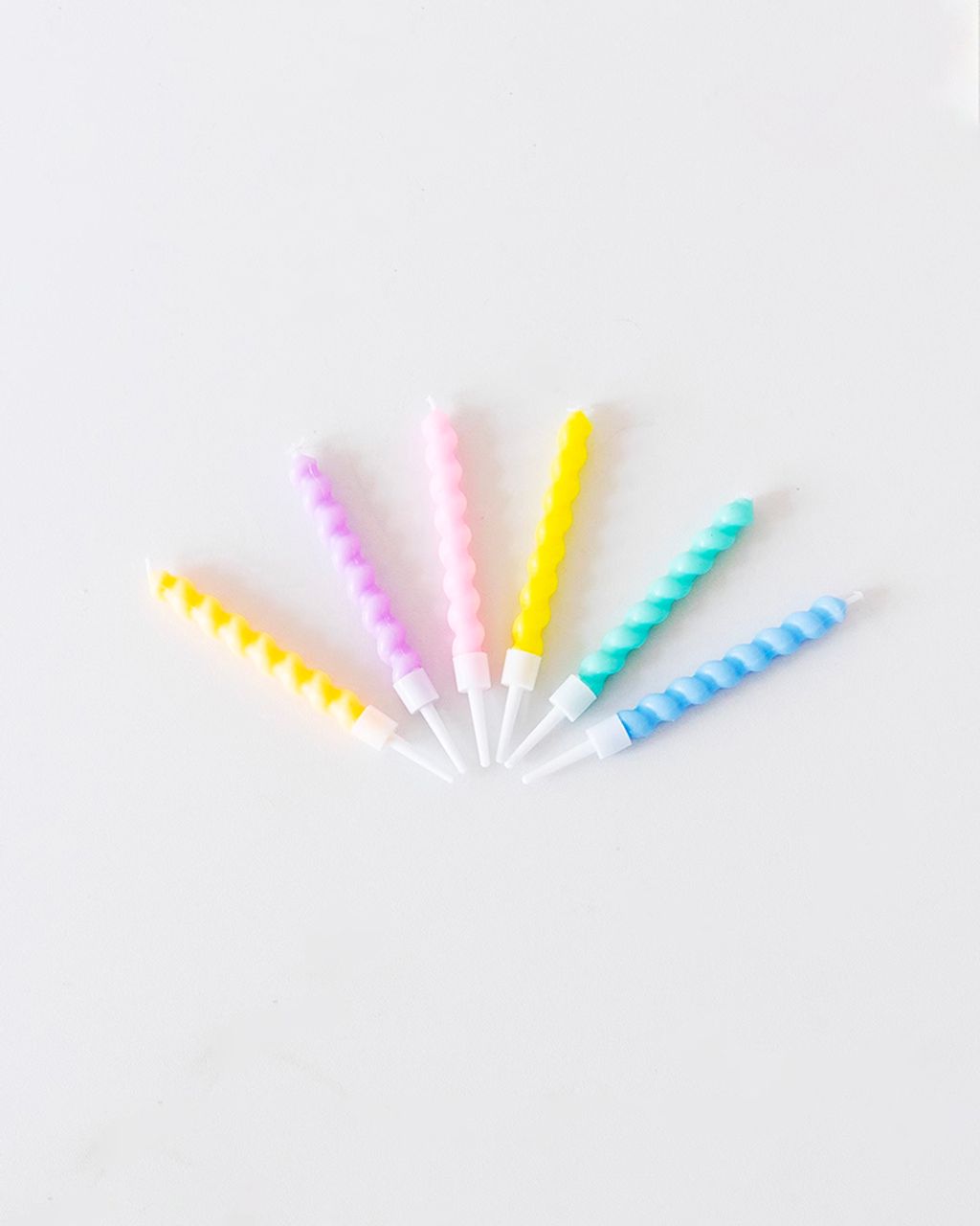 螺旋馬卡龍蠟燭