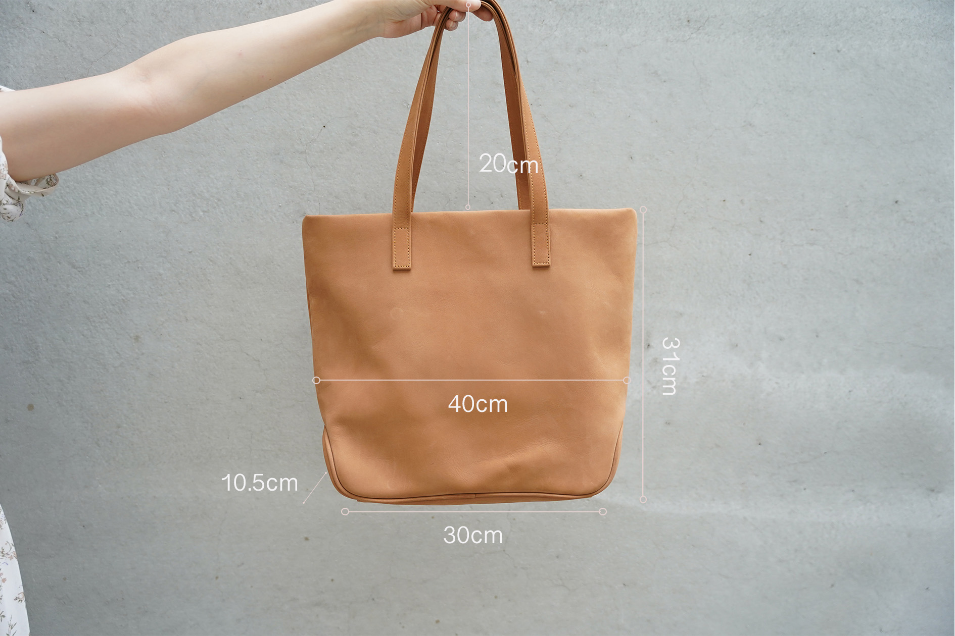 tote size