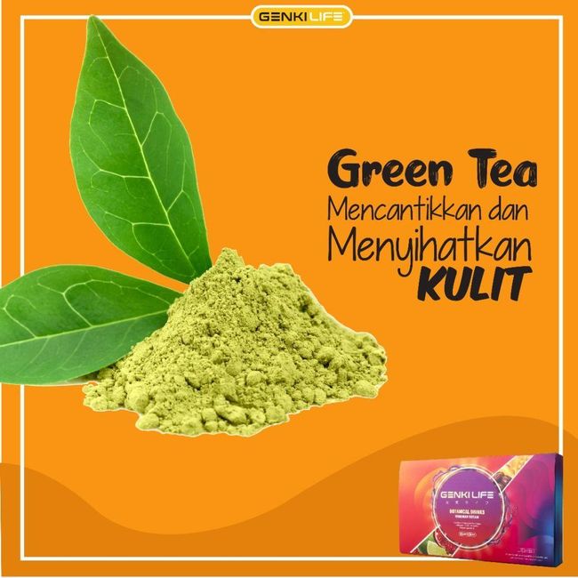 Genki Life | 6 KHASIAT DALAM 1 - GREEN TEA