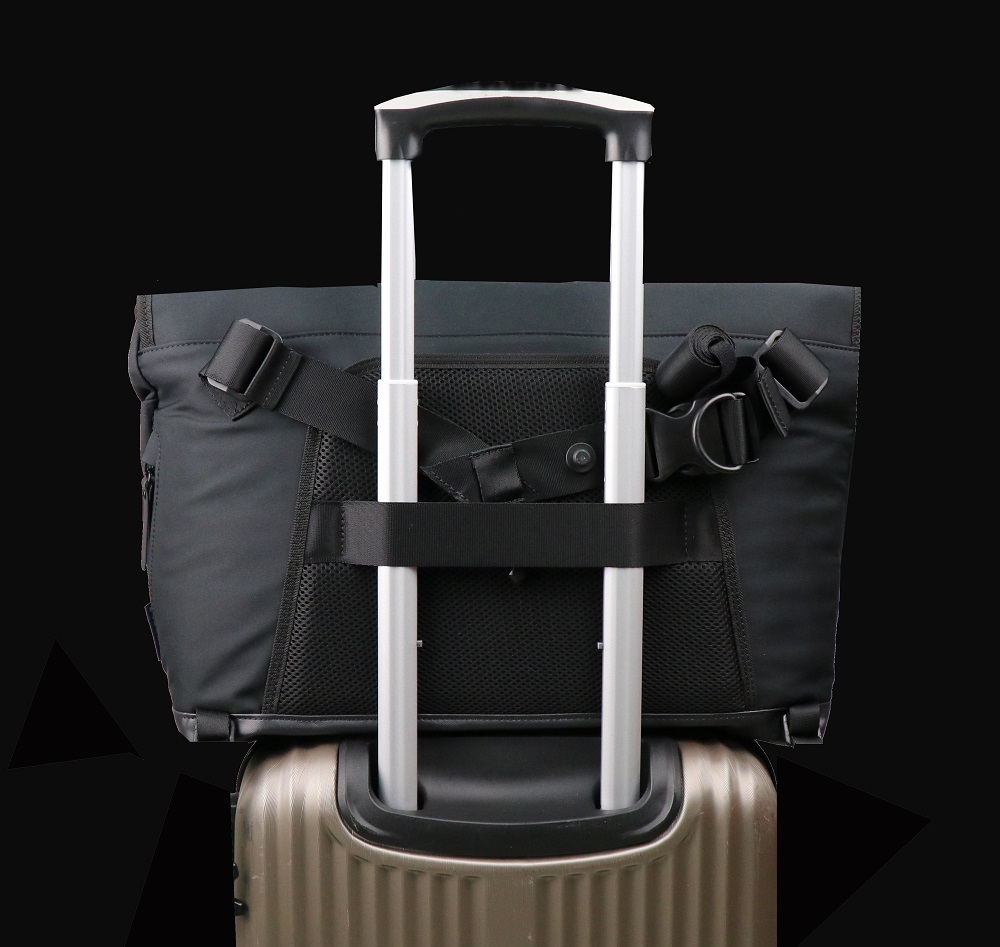 NICHE樂奇 城市旅人跨肩包N-19304 行李廂固定帶