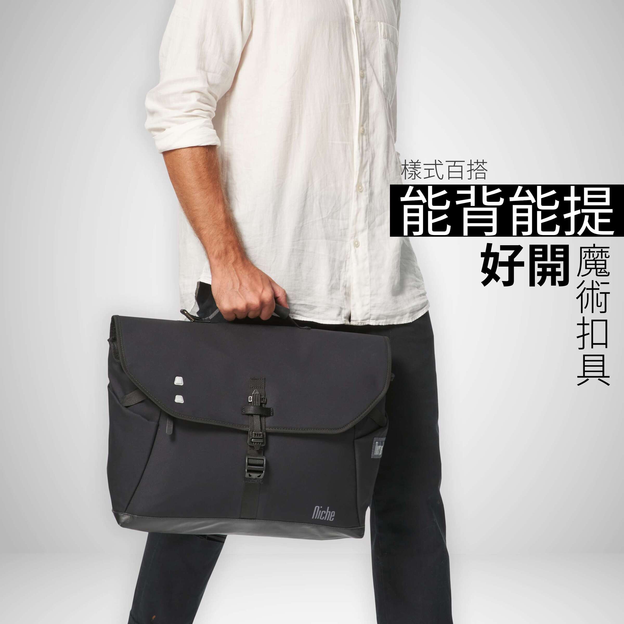 niche樂奇 城市旅人跨肩包n-19304 配備手機包圖片