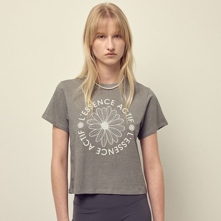 MELANGE GREY IVORY
