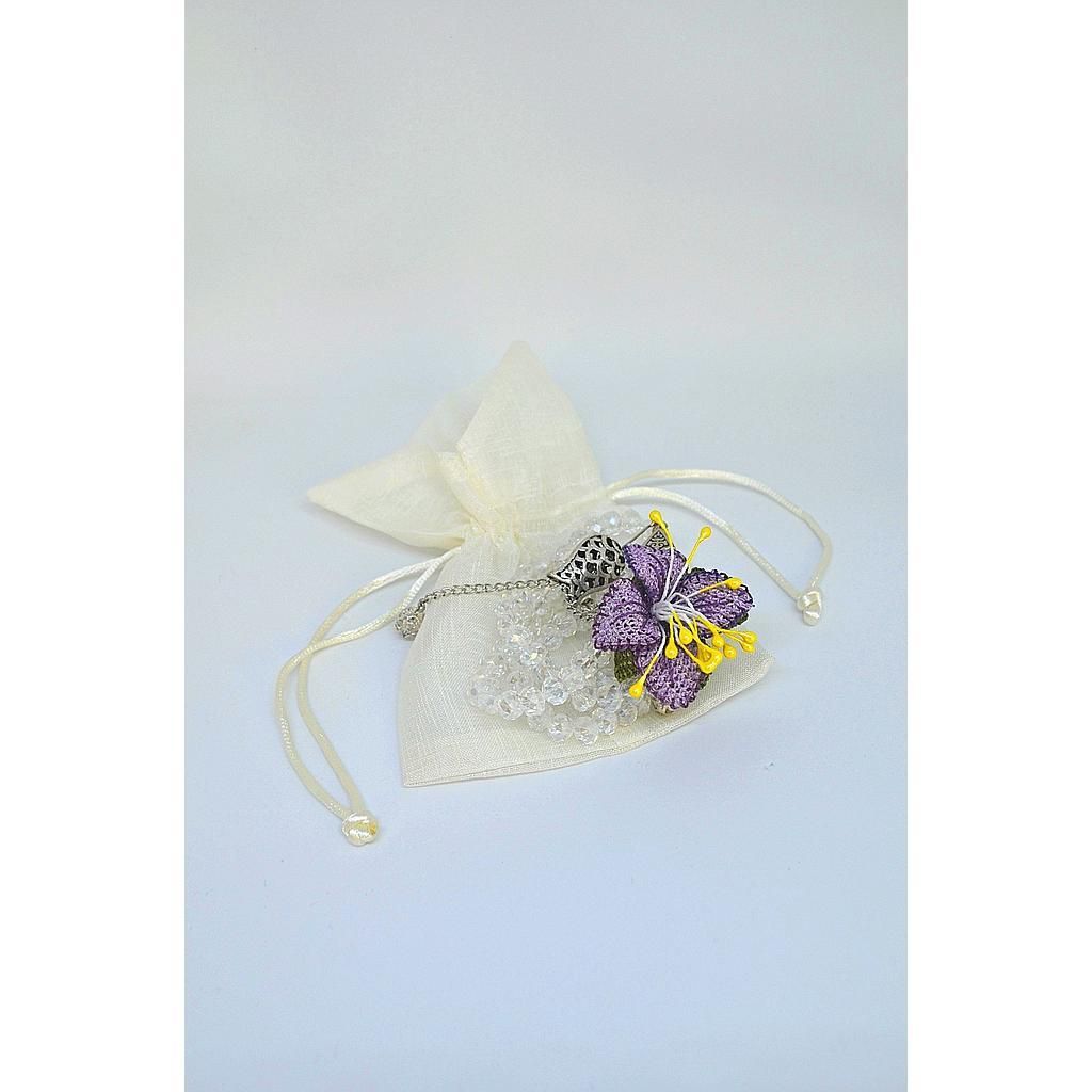 ISATU011800002 Turkish Crystal Long Tasbih (100 beads) - Purple Flower.jpg
