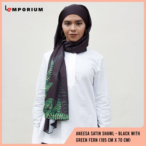 ANEESA-Satin-Shawl---Black-With-Green-Fern-(185-cm-x-70-cm).jpg