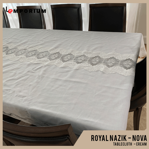 ROYAL NAZIK - NOVA TABLE CLOTH- CREAM.png