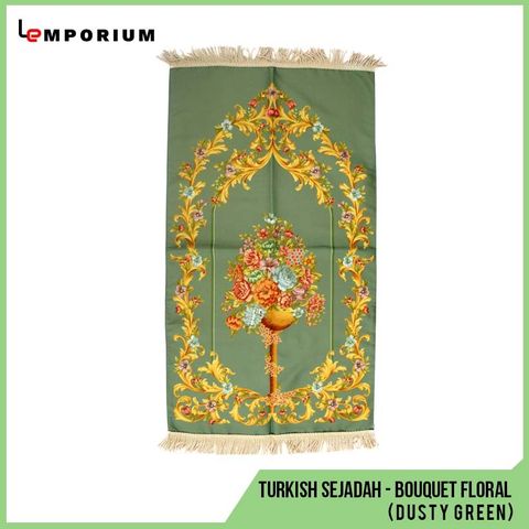 _0026_47 - Turkish Sejadah - Bouquet Floral Motif (Dusty Green).jpg