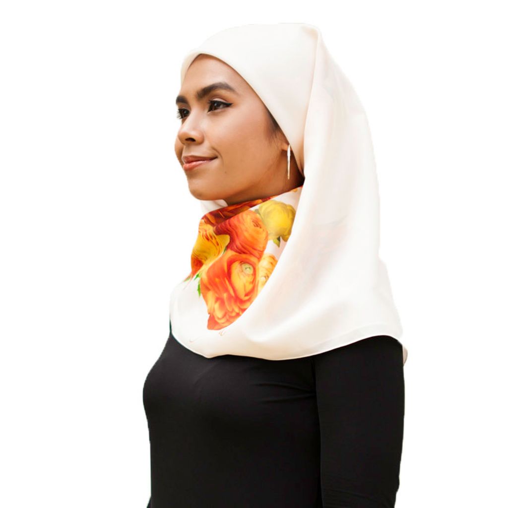 Florence Fall Square Head Scarf – Scarf Bar