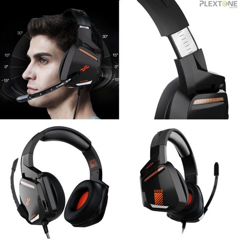 【PLEXTONE】 G800 GAMING HEADSET / Gaming Headphone / LED Light E-sports ...