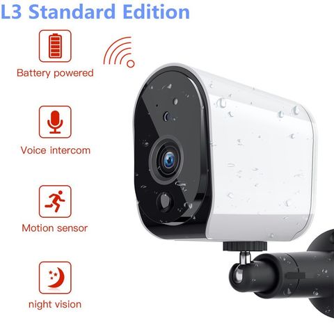 Tuya Smart Battery CCTV Camera / IP Camera / Out Door Camera (L3-IP-CMR ...